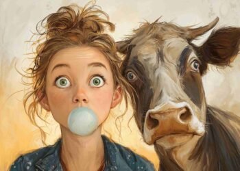 O olhar inteligente da vaca